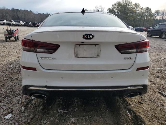 5XXGV4L27KG318607 - 2019 KIA OPTIMA SXL WHITE photo 6