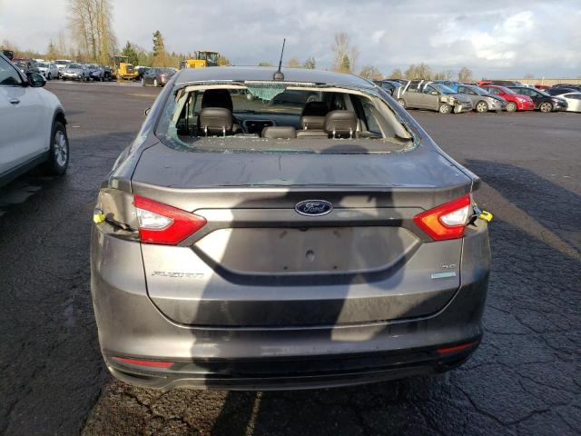 3FA6P0H97DR326382 - 2013 FORD FUSION SE GRAY photo 6