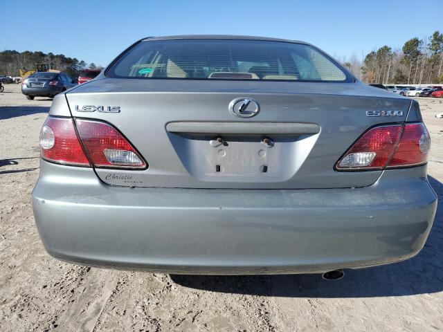 JTHBF30G330129035 - 2003 LEXUS ES 300 GREEN photo 6