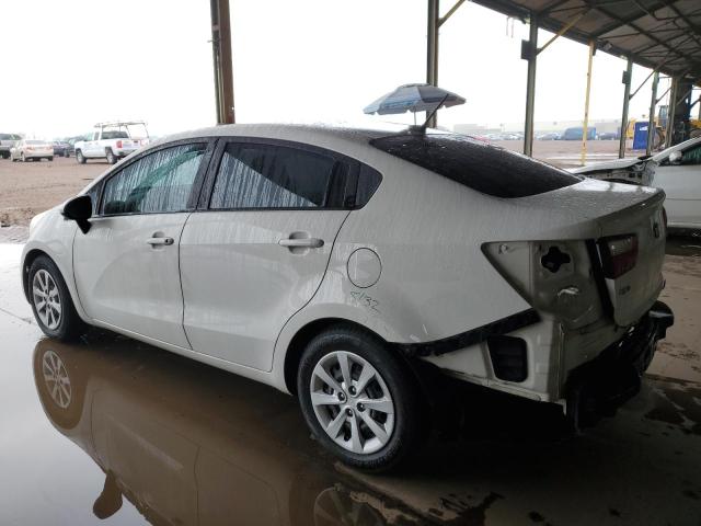 KNADM4A33G6688294 - 2016 KIA RIO LX WHITE photo 2