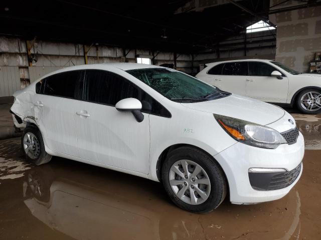 KNADM4A33G6688294 - 2016 KIA RIO LX WHITE photo 4