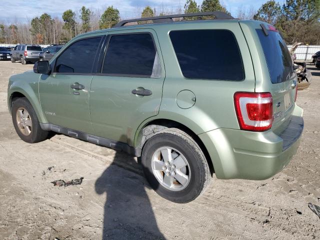 1FMCU03108KB75298 - 2008 FORD ESCAPE XLT GREEN photo 2