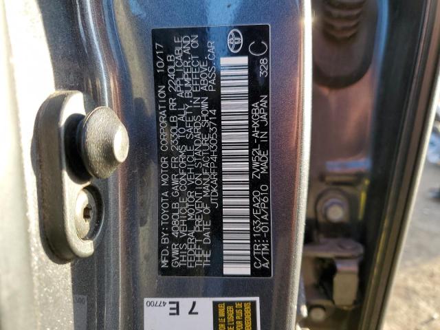 JTDKARFP4H3053714 - 2017 TOYOTA PRIUS PRIM 灰色 照片 13