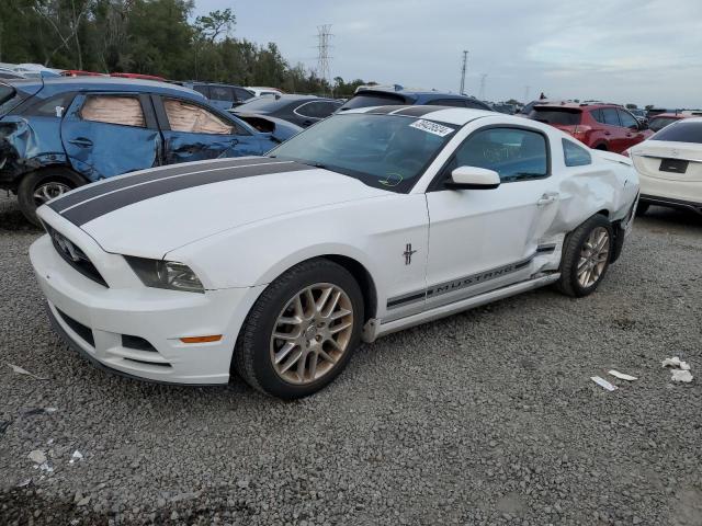 1ZVBP8AM5E5303447 - 2014 FORD MUSTANG WHITE photo 1