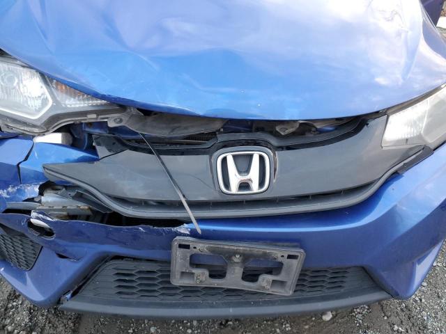 JHMGK5H53GX026078 - 2016 HONDA FIT LX BLUE photo 11