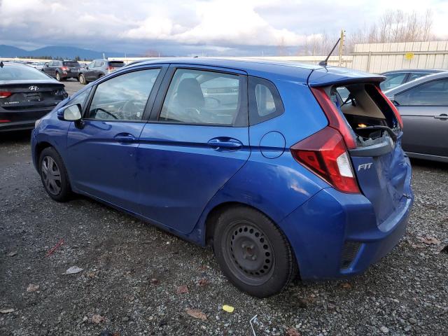 JHMGK5H53GX026078 - 2016 HONDA FIT LX BLUE photo 2