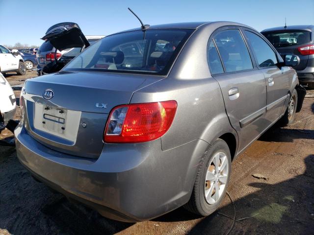 KNADH4A37B6926788 - 2011 KIA RIO BASE CHARCOAL photo 3