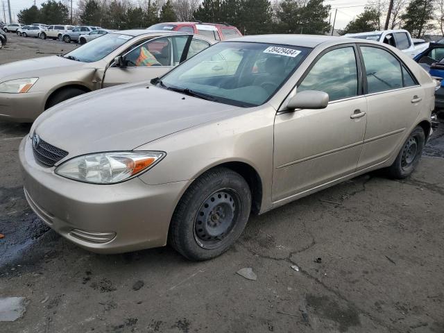 JTDBE32K330160260 - 2003 TOYOTA CAMRY LE GOLD photo 1