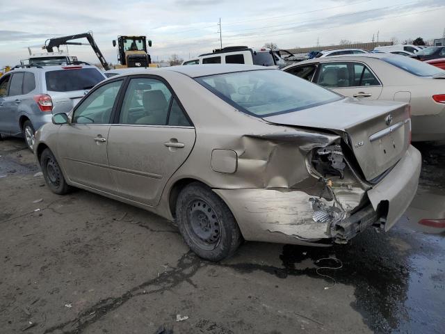 JTDBE32K330160260 - 2003 TOYOTA CAMRY LE GOLD photo 2