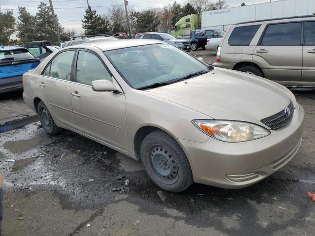 JTDBE32K330160260 - 2003 TOYOTA CAMRY LE GOLD photo 4