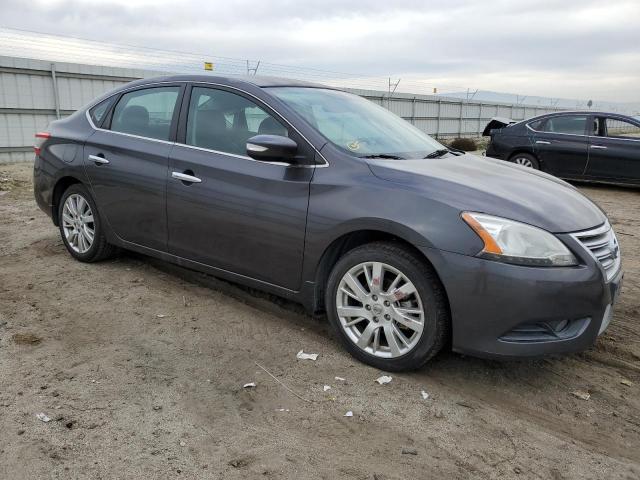 3N1AB7APXFY236062 - 2015 NISSAN SENTRA S CHARCOAL photo 4