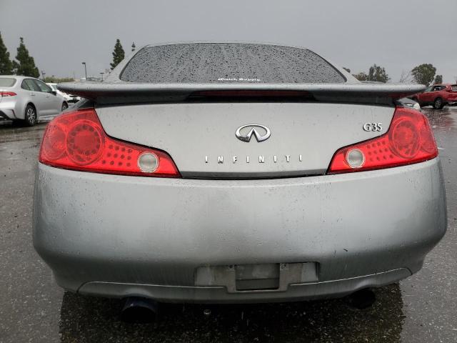 JNKCV54E84M828862 - 2004 INFINITI G35 SILVER photo 6