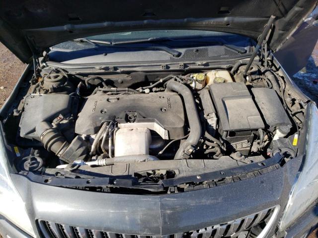 2G4GV5GX6G9104214 - 2016 BUICK REGAL GS GRAY photo 11