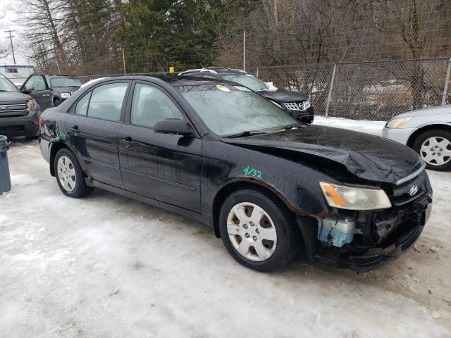 KMHET46C96A143744 - 2006 HYUNDAI SONATA GL BLACK photo 4