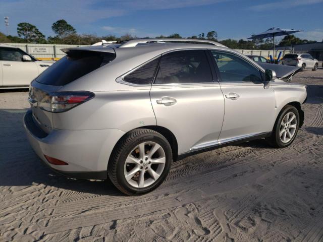 2T2ZK1BA2CC077262 - 2012 LEXUS RX 350 SILVER photo 3