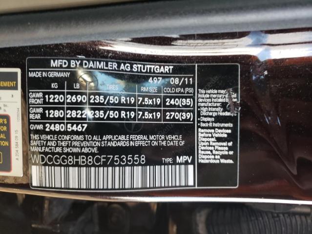 WDCGG8HB8CF753558 - 2012 MERCEDES-BENZ GLK 350 4MATIC PURPLE photo 13