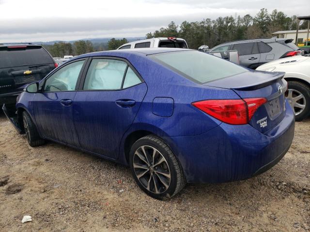 5YFBURHE7HP636854 - 2017 TOYOTA COROLLA L BLUE photo 2