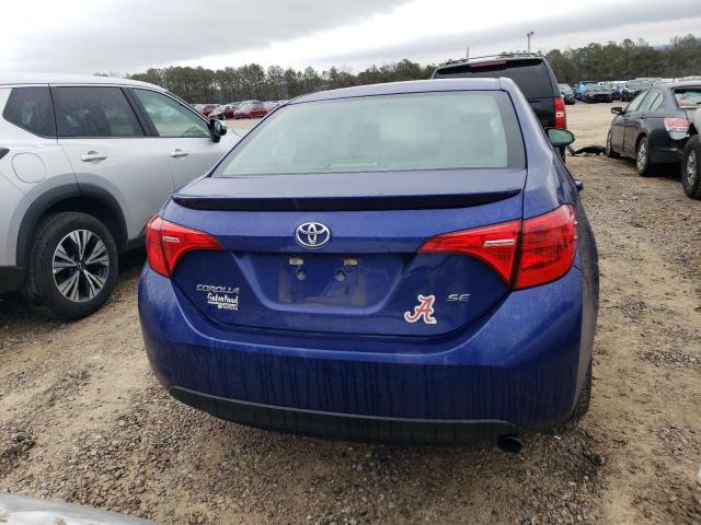 5YFBURHE7HP636854 - 2017 TOYOTA COROLLA L BLUE photo 6