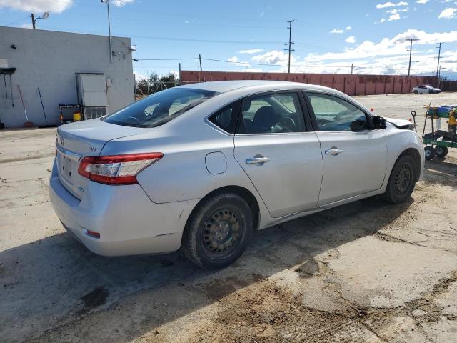 3N1AB7APXEY227540 - 2014 NISSAN SENTRA S SILVER photo 3