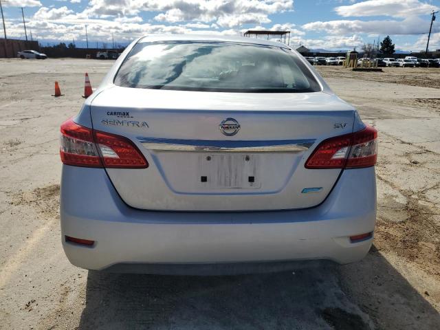 3N1AB7APXEY227540 - 2014 NISSAN SENTRA S SILVER photo 6