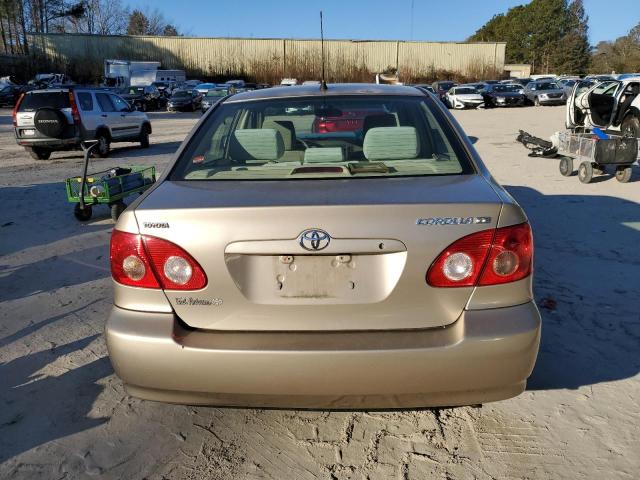 1NXBR32EX5Z416092 - 2005 TOYOTA COROLLA CE TAN photo 6