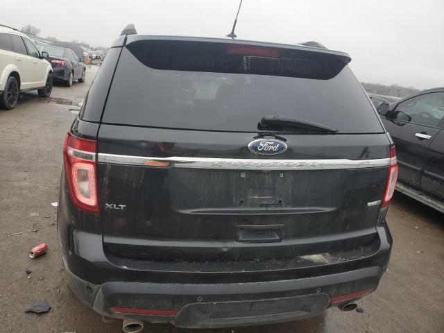 1FM5K8D88FGC03955 - 2015 FORD EXPLORER XLT BLACK photo 6