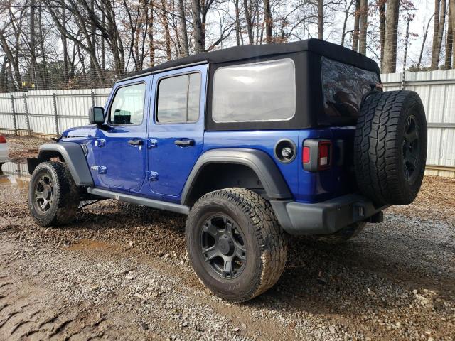 1C4HJXDG7JW268722 - 2018 JEEP WRANGLER U SPORT ლურჯი ფოტო 2