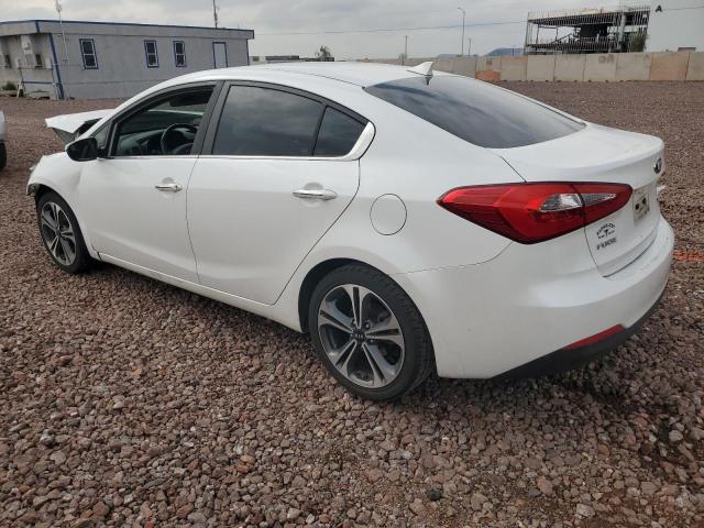 KNAFZ4A82F5328699 - 2015 KIA FORTE EX WHITE photo 2