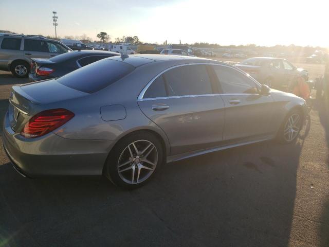 WDDUG8FB5FA079369 - 2015 MERCEDES-BENZ S 550 4MATIC GRAY photo 3