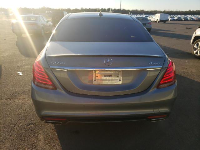 WDDUG8FB5FA079369 - 2015 MERCEDES-BENZ S 550 4MATIC GRAY photo 6