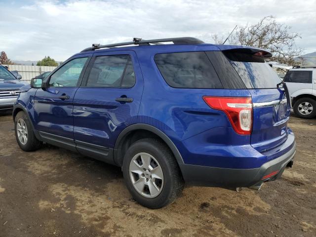 1FM5K8B83DGA20804 - 2013 FORD EXPLORER BLUE photo 2