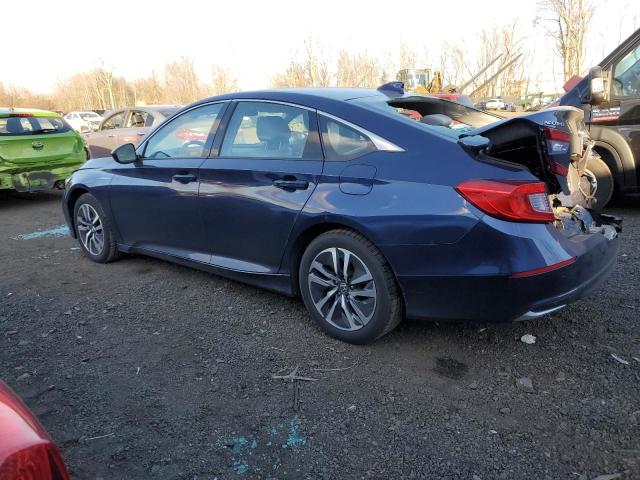 1HGCV3F18JA015956 - 2018 HONDA ACCORD HYBRID BLUE photo 2