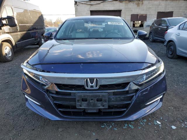 1HGCV3F18JA015956 - 2018 HONDA ACCORD HYBRID BLUE photo 5