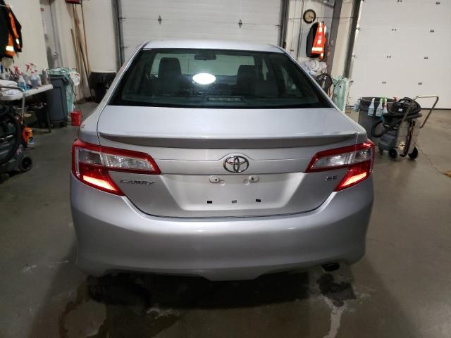 4T1BF1FK3CU062667 - 2012 TOYOTA CAMRY BASE SILVER photo 6