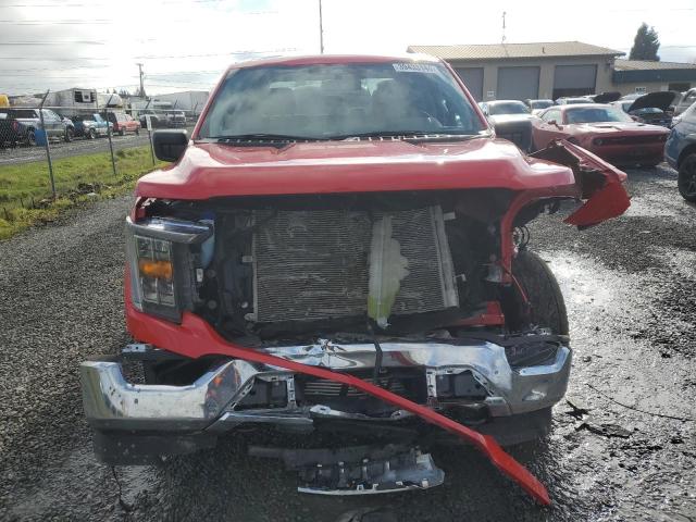 1FTFW1E83NKE12728 - 2022 FORD F150 SUPERCREW RED photo 5