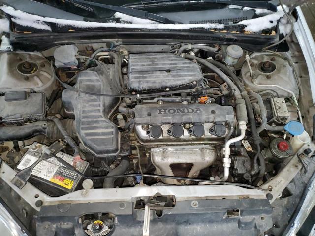 2HGES16625H015508 - 2005 HONDA CIVIC LX SILVER photo 11