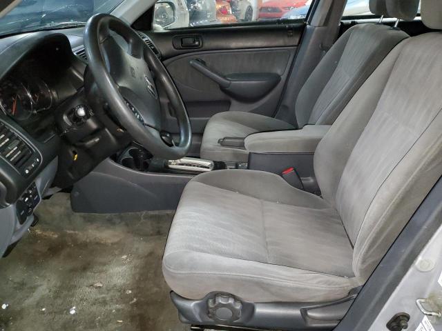 2HGES16625H015508 - 2005 HONDA CIVIC LX SILVER photo 7