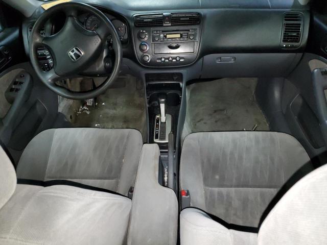 2HGES16625H015508 - 2005 HONDA CIVIC LX SILVER photo 8