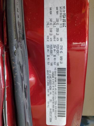 2C4RC1BG6GR148300 - 2016 CHRYSLER TOWN & COU TOURING მუქწითელი ფოტო 13