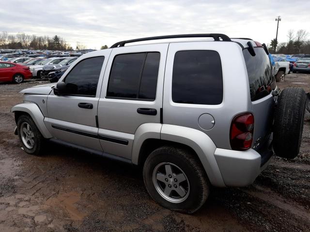 1J4GL38K85W637357 - 2005 JEEP LIBERTY RENEGADE 银色 照片 2
