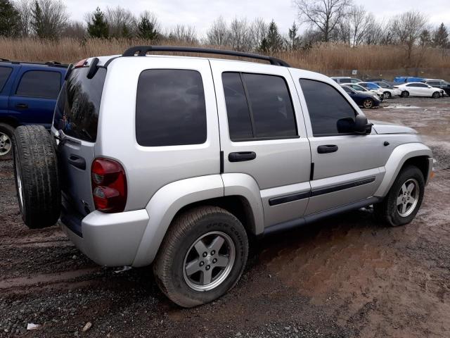 1J4GL38K85W637357 - 2005 JEEP LIBERTY RENEGADE SILVER photo 3