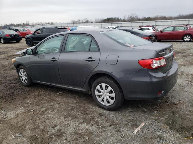 2T1BU4EE8BC603005 - 2011 TOYOTA COROLLA BASE GRAY photo 2