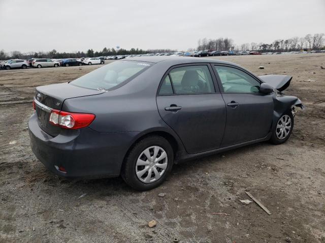 2T1BU4EE8BC603005 - 2011 TOYOTA COROLLA BASE GRAY photo 3