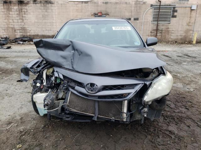 2T1BU4EE8BC603005 - 2011 TOYOTA COROLLA BASE GRAY photo 5