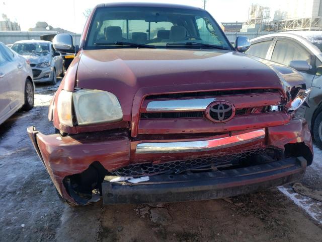 5TBBT441X6S482405 - 2006 TOYOTA TUNDRA ACCESS CAB SR5 BURGUNDY photo 5