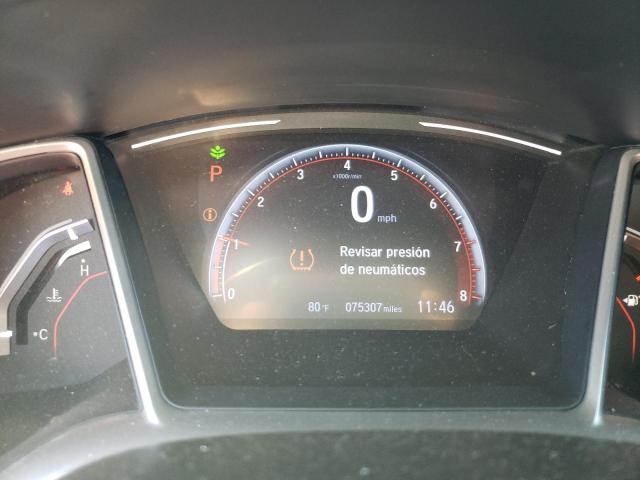 2HGFC4B89KH307243 - 2019 HONDA CIVIC SPOR BLUE photo 9