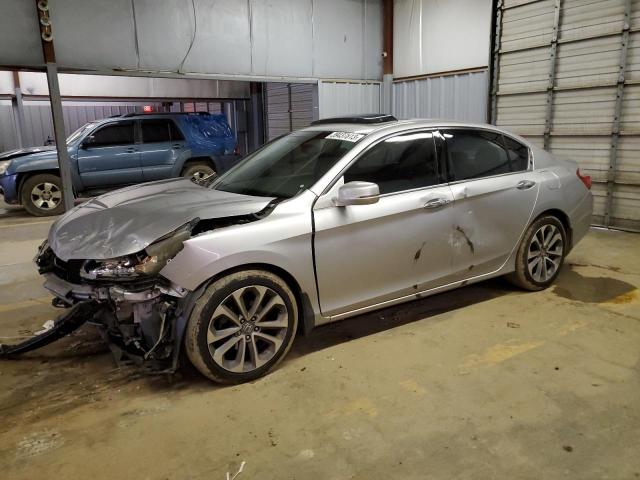 1HGCR3F88DA028485 - 2013 HONDA ACCORD EXL SILVER photo 1