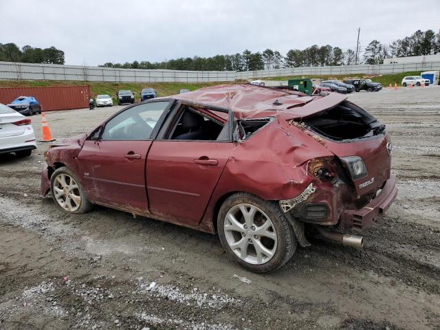 JM1BK343181120453 - 2008 MAZDA 3 HATCHBACK BURGUNDY photo 2