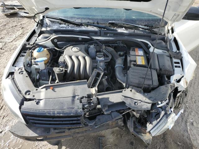 3VW2K7AJ7CM324645 - 2012 VOLKSWAGEN JETTA BASE Սպիտակ լուսանկար 11