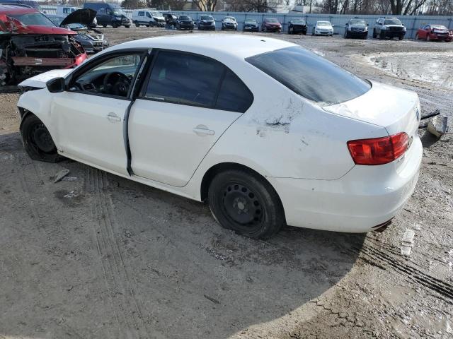 3VW2K7AJ7CM324645 - 2012 VOLKSWAGEN JETTA BASE Սպիտակ լուսանկար 2